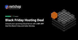 NetShop ISP Unveils Unbeatable Black Friday Cyber Monday Hosting Deals: Up to 60% Off Cloud VPS Plans
