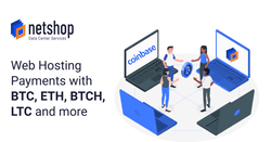 NetShop ISP Accepts Crypto Coins for Web Hosting and Servers via Coinbase