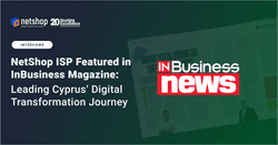 NetShop ISP Featured in InBusiness Magazine: Leading Cyprus’ Digital Transformation Journey