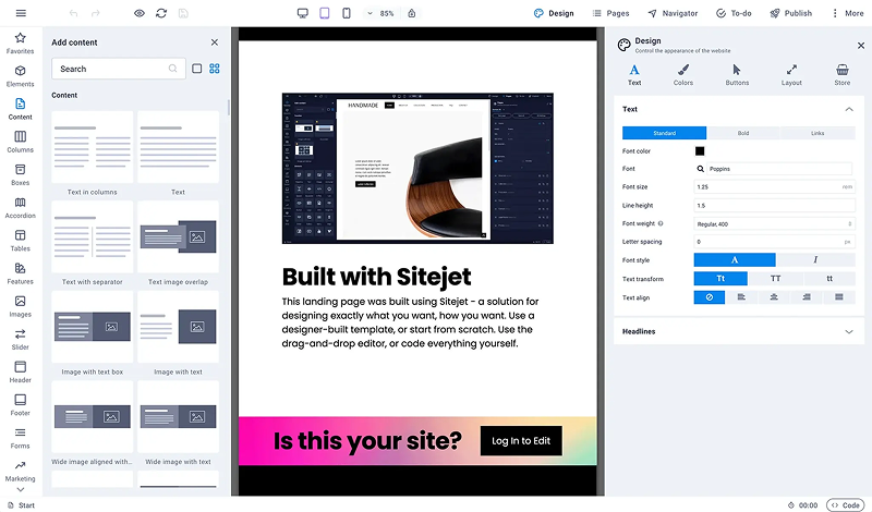 SiteJet AI Website Builder