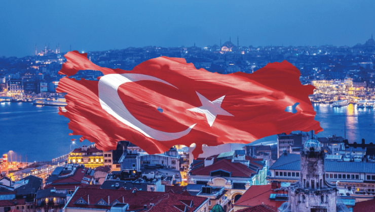 Gambling turkey flag