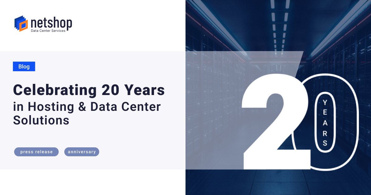 NetShop ISP - Celebrating 20 Years in Hosting