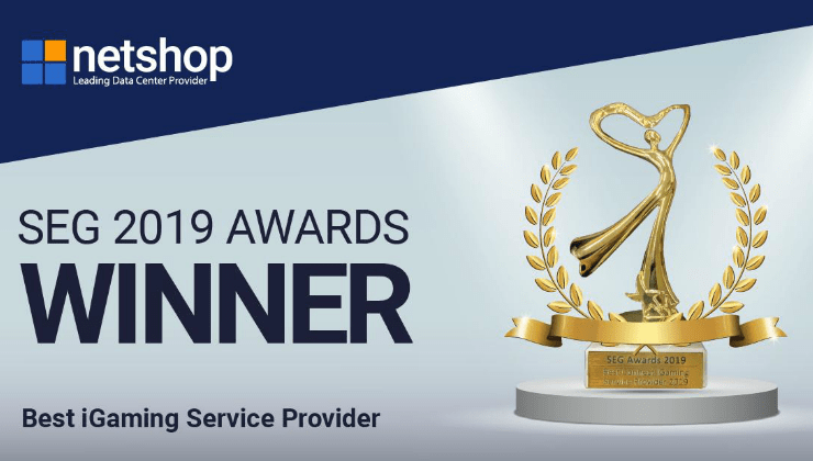 NetShop Internet Services is the winner for Best iGaming Service Provider at the SEG Awards 2019
