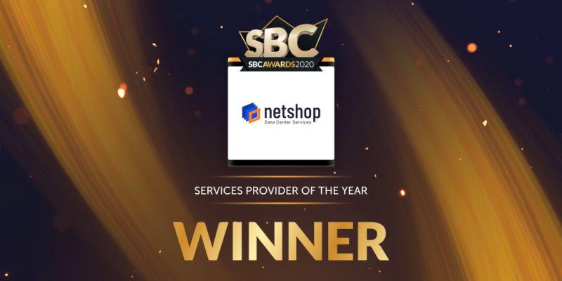 NetShop ISP Wins Best Services Provider of the Year at SBC Awards 2020
