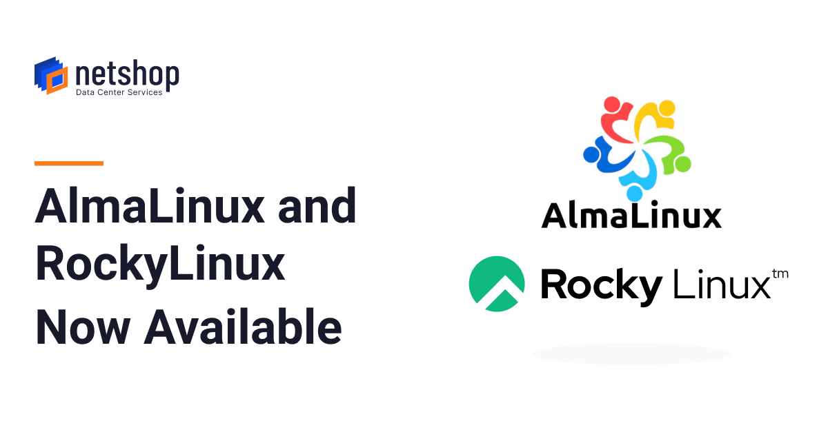 AlmaLinux and RockyLinux now available on Cloud and Bare-metal Servers