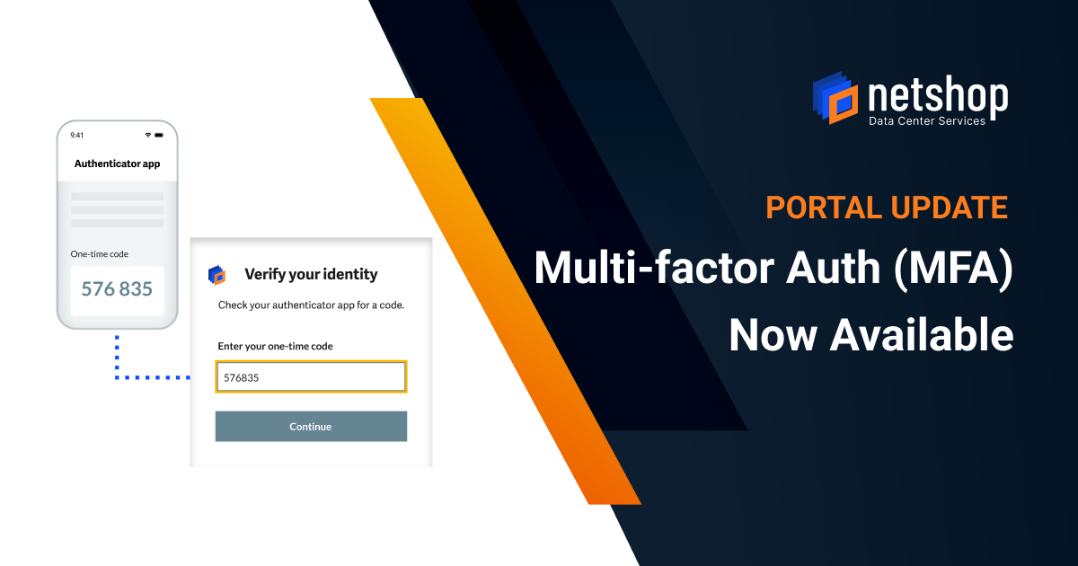Multi-factor Authentication (MFA) Now Enabled in myNetShop Portal