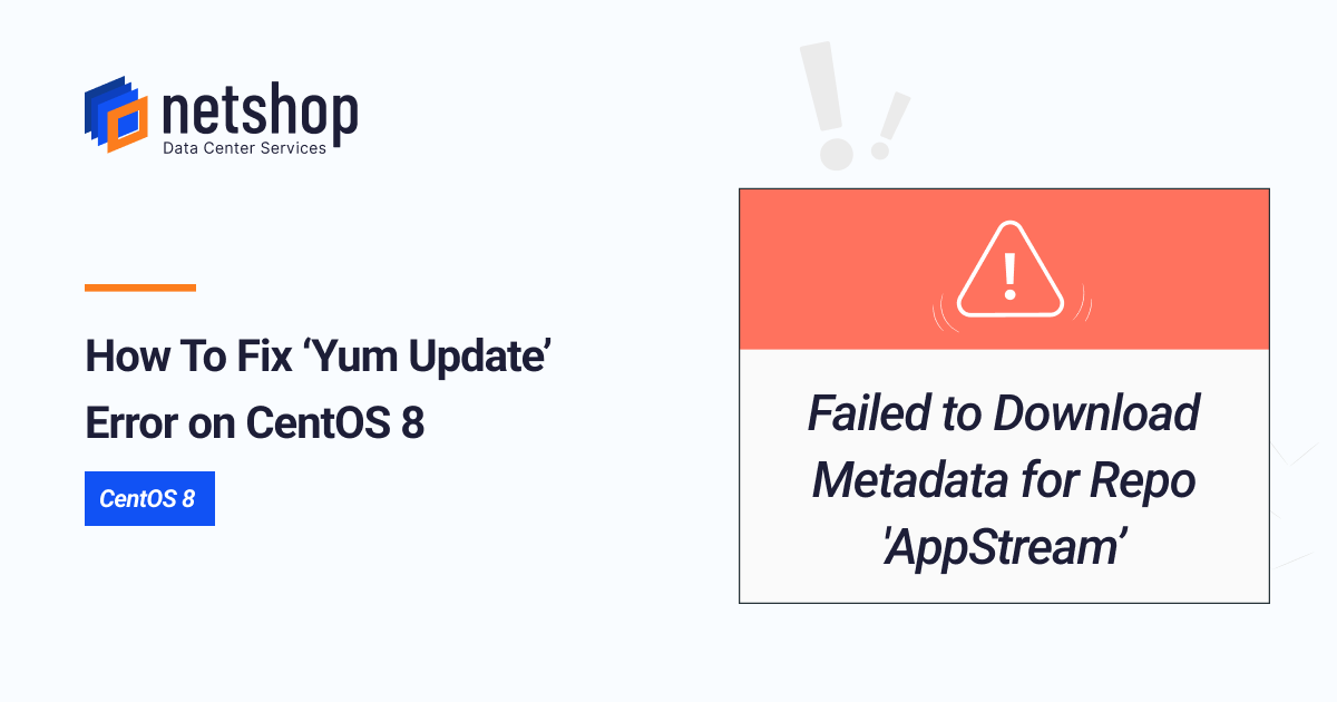 How To Fix Yum Update Repo Issue on CentOS 8