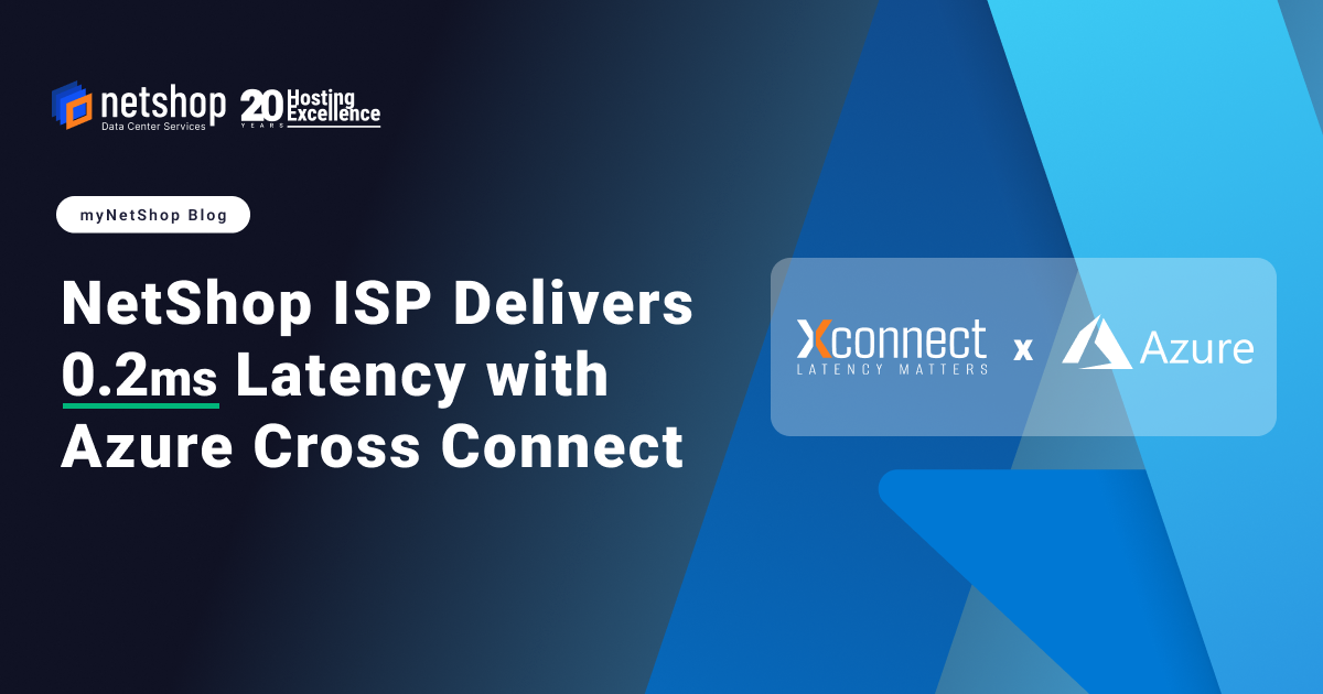 NetShop ISP Completes Cross Connect with Microsoft Azure for Financial Services Client at LD4 Data Center