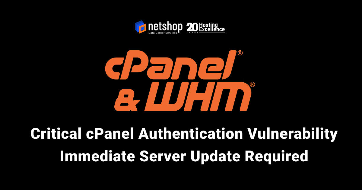 Critical cPanel Authentication Vulnerability - Immediate Server Update Required