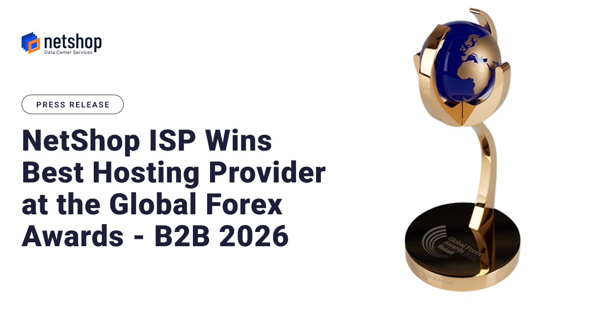 NetShop ISP Wins Best Hosting Provider at the Global Forex Awards – B2B 2026