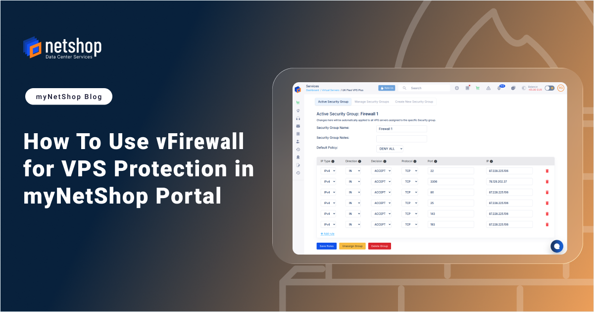 How To Use vFirewall for VPS Protection