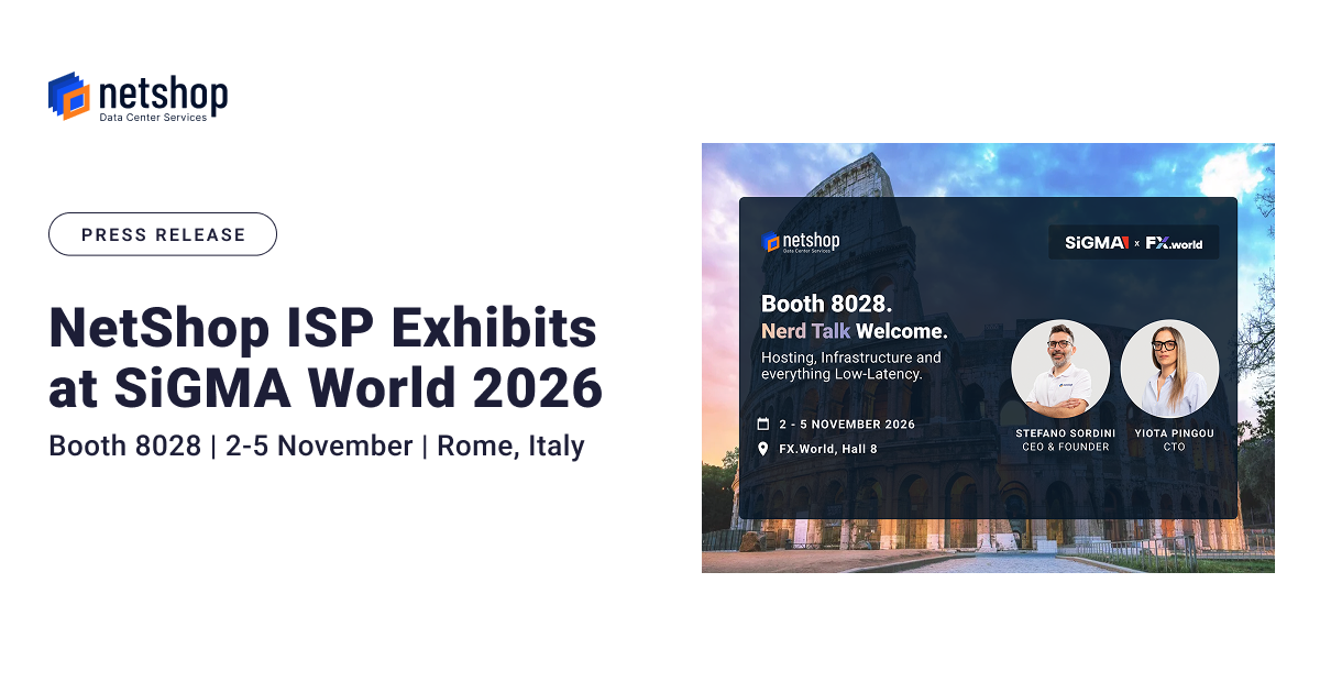 NetShop ISP Exhibits at SiGMA World 2026 in Rome and Hosts Forex Discussion Panel