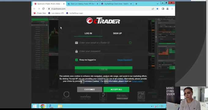 Как подключиться к cTrader на виртуальном сервере (VPS) в один клик?